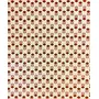Vermilion Lifestyle Hand Block Printed 100% Cotton Rectangular Table Cloth with 6 Napkins for 6 Seater Dining Table | (Pink Floral 220 Inch X 140 cm.), 4 image