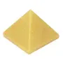 CRYSTAL'S ADVISOR Natural Yellow Jasper Pyramid 25 mm. for Vastu Correction Creativity Color- Yellow (Pack of 1 Pc.), 2 image
