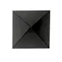 CRYSTAL'S ADVISOR Natural Black Tourmaline Pyramid 55 mm. for Vastu Correction Creativity Color- Black (Pack of 1 Pc.), 3 image