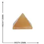 CRYSTAL'S ADVISOR Natural Yellow Quartz Pyramid 20 mm. for Vastu Correction Creativity Color- Yellow (Pack of 1 Pc.), 2 image