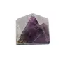 CRYSTAL'S ADVISOR Natural Amethyst Pyramid 25 mm. for Vastu Correction Creativity Color- Purple (Pack of 1 Pc.), 2 image