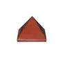 CRYSTAL'S ADVISOR Natural Red Jasper Pyramid 30 mm. for Vastu Correction Creativity Color- Red (Pack of 1 Pc.), 3 image