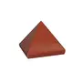 CRYSTAL'S ADVISOR Natural Red Jasper Pyramid 35 mm. for Vastu Correction Creativity Color- Red (Pack of 1 Pc.), 4 image