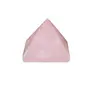 CRYSTAL'S ADVISOR Natural Rose Quartz Pyramid 50 mm. for Vastu Correction Creativity Color- Pink (Pack of 1 Pc.), 2 image