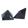 CRYSTAL'S ADVISOR Natural Energised Granite with Blue Fire Pyramid 35mm for Vastu Correction Creativity Color- Multi Color (Pack of 1 Pc.), 4 image