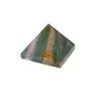 CRYSTAL'S ADVISOR Natural Energised Bloodstone Pyramid 25 mm for Vastu Correction Creativity Color- Multi Color (Pack of 1 Pc.), 2 image