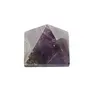 CRYSTAL'S ADVISOR Natural Amethyst Pyramid 40 mm. for Vastu Correction Creativity Color- Purple (Pack of 1 Pc.), 3 image