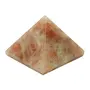 CRYSTAL'S ADVISOR Natural Sunstone Pyramid 30 mm. for Vastu Correction Creativity Color- Orange (Pack of 1 Pc.), 2 image