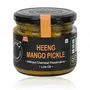 ZAAIKA Heeng Mango Pickle Low Oil Indian Traditional Home Made Hing Aam Ka Achaar with Glass Jar No | Preservatives - 900 Grams (Heeng Mango Pickle Pack of 3 Each of 300 GM), 7 image