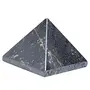 CRYSTAL'S ADVISOR Natural Hematite Pyramid 35 mm. for Vastu Correction Creativity Color- Silver/Grey (Pack of 1 Pc.), 2 image