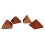CRYSTAL'S ADVISOR Natural Red Jasper Pyramid 50 mm. for Vastu Correction Creativity Color- Red (Pack of 1 Pc.), 2 image