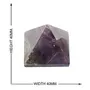 CRYSTAL'S ADVISOR Natural Amethyst Pyramid 40 mm. for Vastu Correction Creativity Color- Purple (Pack of 1 Pc.), 4 image