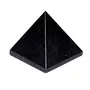 CRYSTAL'S ADVISOR Natural Black Tourmaline Pyramid 55 mm. for Vastu Correction Creativity Color- Black (Pack of 1 Pc.), 2 image