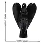 CRYSTAL'S ADVISOR Natural Black Obsidian(Big) Angel for Chakra Healing Color- Black (Pack of 1 Pc.), 4 image