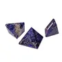 CRYSTAL'S ADVISOR Natural Sodalite Pyramid 35 mm. for Vastu Correction Creativity Color- Blue (Pack of 1 Pc.), 3 image