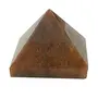 CRYSTAL'S ADVISOR Natural Yellow Quartz Pyramid 30 mm. for Vastu Correction Creativity Color- Yellow (Pack of 1 Pc.), 3 image