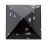 CRYSTAL'S ADVISOR Natural Energised Snow Flake Pyramid 35mm for Vastu Correction Creativity Color- Black (Pack of 1 Pc.), 3 image
