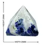 CRYSTAL'S ADVISOR Natural Sodalite Pyramid 25 mm. for Vastu Correction Creativity Color- Blue (Pack of 1 Pc.), 3 image