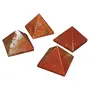 CRYSTAL'S ADVISOR Natural Red Jasper Pyramid 50 mm. for Vastu Correction Creativity Color- Red (Pack of 1 Pc.), 3 image