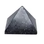 CRYSTAL'S ADVISOR Natural Energised Granite with Blue Fire Pyramid 35mm for Vastu Correction Creativity Color- Multi Color (Pack of 1 Pc.), 3 image