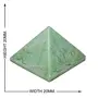 CRYSTAL'S ADVISOR Natural Amazonite Pyramid 20 mm. for Vastu Correction Creativity Color- Green (Pack of 1 Pc.), 4 image
