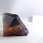 CRYSTAL'S ADVISOR Natual Energised Fluorite Pyramid 30 mm for Vastu Correction Creativity Color- Multi Color (Pack of 1 Pc.), 4 image