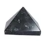 CRYSTAL'S ADVISOR Natural Energised Granite with Blue Fire Pyramid 30mm for Vastu Correction Creativity Color- Multi Color (Pack of 1 Pc.), 2 image