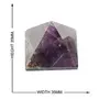 CRYSTAL'S ADVISOR Natural Amethyst Pyramid 35 mm. for Vastu Correction Creativity Color- Purple (Pack of 1 Pc.), 4 image