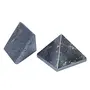 CRYSTAL'S ADVISOR Natural Hematite Pyramid 35 mm. for Vastu Correction Creativity Color- Silver/Grey (Pack of 1 Pc.), 4 image