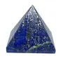 CRYSTAL'S ADVISOR Natural Lapis Lazuli Pyramid 25 mm for Vastu Correction Creativity Color- Blue (Pack of 1 Pc.), 3 image