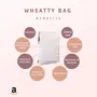 Shenaro Lifestyle's: Cotton Organic and Eco-Friendly Pain Relief Wheat Bag with Treated Whole Grains and Lavender (Glacier White), 3 image
