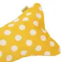 Shenaro Lifestyle's Wheatty Bag Velvet Organic And Eco-Friendly Hot and Cold Pain Relief Wheat Bag in Yellow Polka Dots Print, 5 image