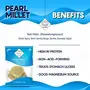 SWASTH Natural Pearl Millet Flour - Gluten Free Flour 02Kg Pack of 2 - 1Kg Each (Other Names of Pearl Millet - Bajra Kambu Sajjalu Sajje Kambam Bajri Bajra), 4 image