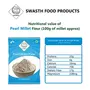 SWASTH Natural Pearl Millet Flour - Gluten Free Flour 02Kg Pack of 2 - 1Kg Each (Other Names of Pearl Millet - Bajra Kambu Sajjalu Sajje Kambam Bajri Bajra), 5 image