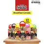 Swad Breakfast Cereal Multigrain  Fills (Made with Oats Corn Wheat Rice Zero Cholesterol Chocolate  Fills) Jar 370 g, 6 image