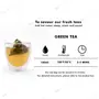 Tea Treasure Darjeeling Super Green Tea for weight loss - 1 Teabox ( 18 Pyramid Tea Bags ), 5 image