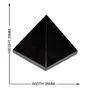 CRYSTAL'S ADVISOR Natural Black Agate Pyramid 35 mm. for Vastu Correction Creativity Color- Black (Pack of 1 Pc.), 4 image