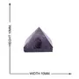 CRYSTAL'S ADVISOR Natural Amethyst Pyramid 10 mm. for Vastu Correction Creativity Color- Purple (Pack of 1 Pc.), 5 image