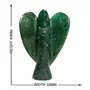 CRYSTAL'S ADVISOR Natural Jade (Big) Angel for Chakra Healing Color- Green (Pack of 1 Pc.), 2 image