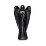 CRYSTAL'S ADVISOR Natural Energised Black Tourmaline Angel 2" for Chakra Healing Color- Black (Pack of 1 Pc.), 4 image
