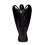 CRYSTAL'S ADVISOR Natural Energised Black Tourmaline Angel 2" for Chakra Healing Color- Black (Pack of 1 Pc.), 2 image