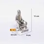 KridayKraft Shirdi Sai Baba Metal StatueSai Baba Idol Murti for Car Dashboard & HomeOffice Decorative Showpiece FigurinesReligious Idol Gift Article., 3 image