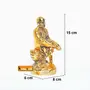 KridayKraft Shirdi Sai Baba Idol Metal Statue Showpiece for Car Dashboard & HomeOffice Decorative Saibaba Idol MurtiReligious Gift ArticleShowpiece FigurinesCorporate Gift., 2 image