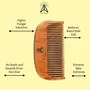 PRAKRTECH Neem Wood Beard Comb Anti-Dandruff & Anti-Bacterial  No static |Beard Mustaches Styling Wooden Comb for Men Shaving Hair Growth | Pocket Friendly (10 X 7 X 1 Centimeters), 4 image