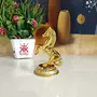 KridayKraft Golden Finish Jumping Horse Metal Statue for Wealth  Income and Bright Future & Feng Shui & Vastu ( 8.5 X 6.5 X 12 cm Gold), 6 image