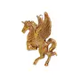 KridayKraft Flying Horse Metal Statue for Wall Hanging DecorLiving room DecorFlying Angel Horse Statue Pegasus Animal Feng Shui DecorativeHorse Statue for Wealth IncomeBright Future & Gift Article Showpiece..., 3 image