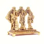 KridayKraft Shri Ram Darbar Metal Statue for PoojaLord Rama Laxman Sita & Hanuman Murti Religious Idol for HomeOffice DecorShopiece FigurinesGift Article..., 5 image
