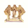KridayKraft Shri Ram Darbar Metal Statue for PoojaLord Rama Laxman Sita & Hanuman Murti Religious Idol for HomeOffice DecorShopiece FigurinesGift Article..., 4 image