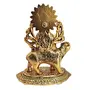 KridayKraft Durga Maa MurtiShero vali ma Metal Statue for Navratri PoojaTemple PoojaDecor Your Home & OfficeReligious Idol Gift ArticleShowpiece Figurines..., 6 image