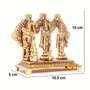 KridayKraft Shri Ram Darbar Metal Statue for PoojaLord Rama Laxman Sita & Hanuman Murti Religious Idol for HomeOffice DecorShopiece FigurinesGift Article..., 2 image